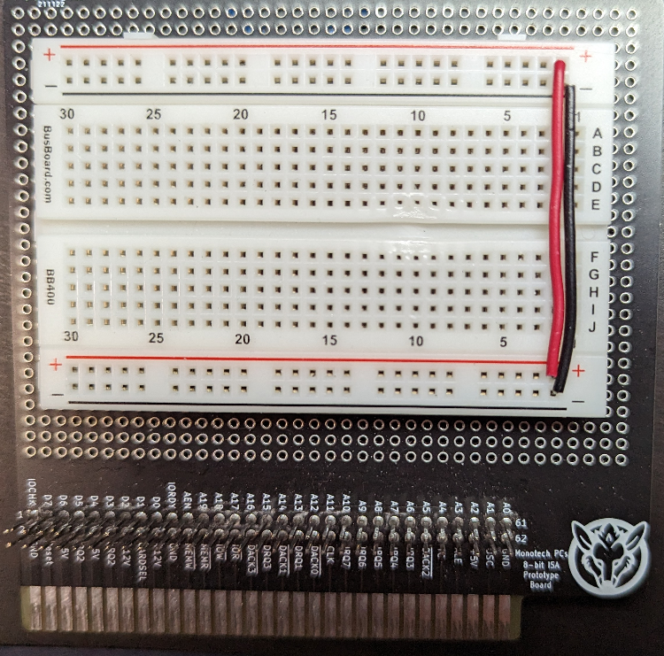 ISA ProtoBoard with white board