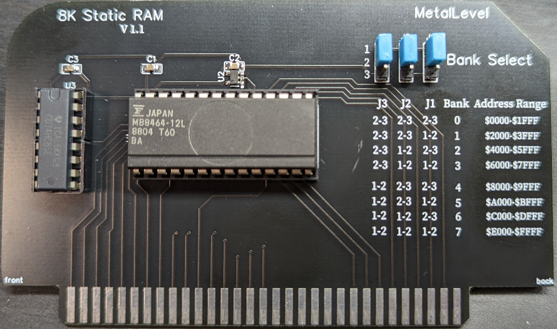 8k ram pcb